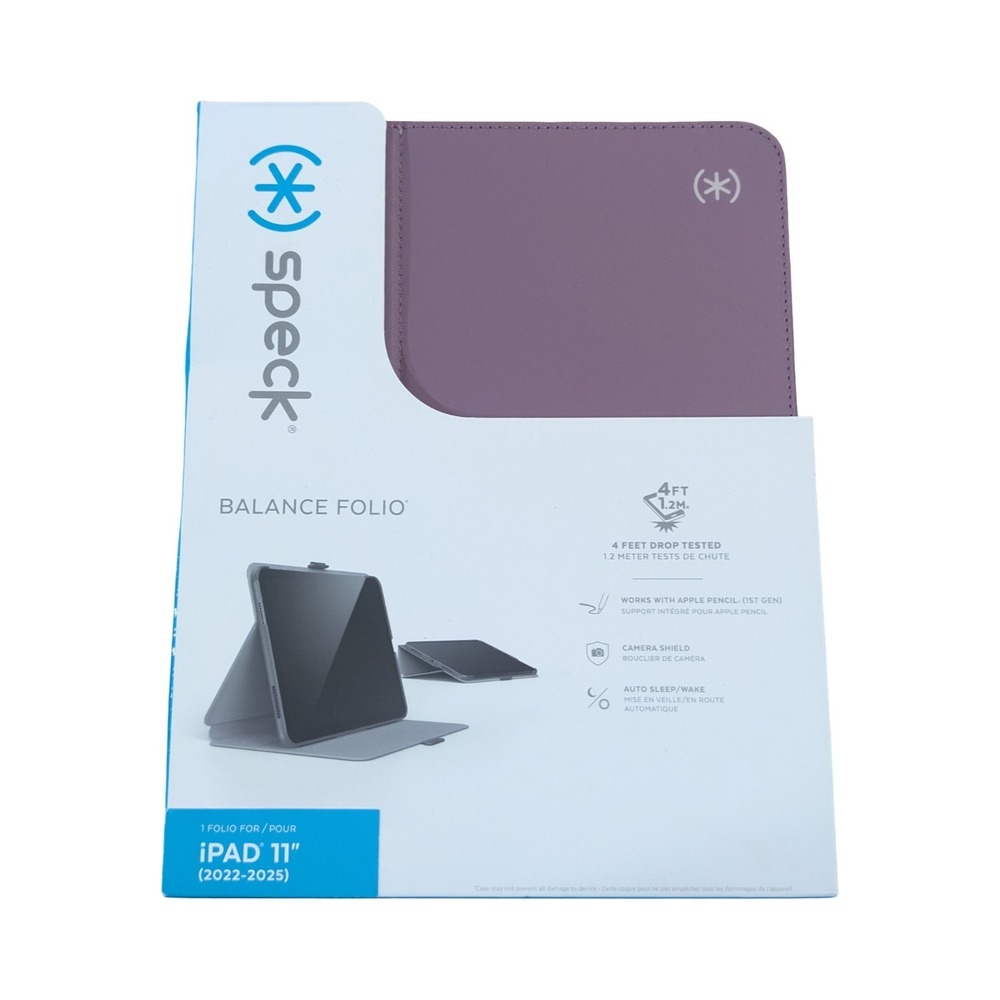 BbN‎ Speck Balance Folio Case Apple iPad 11" (2022-2025) Purple NEW